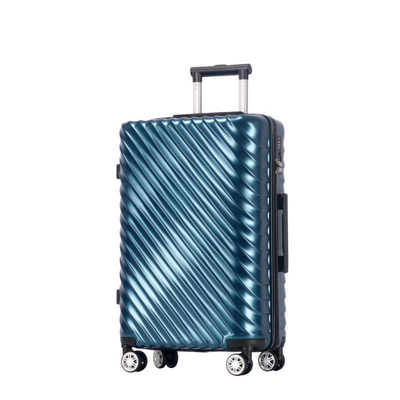 Xingan Factory with BSCI Certification Different Wave Design ABS PC Smart Travelling Carry on Suitcase Set Distributors, Wholsales – Luggage Sets and Luggage Bag price