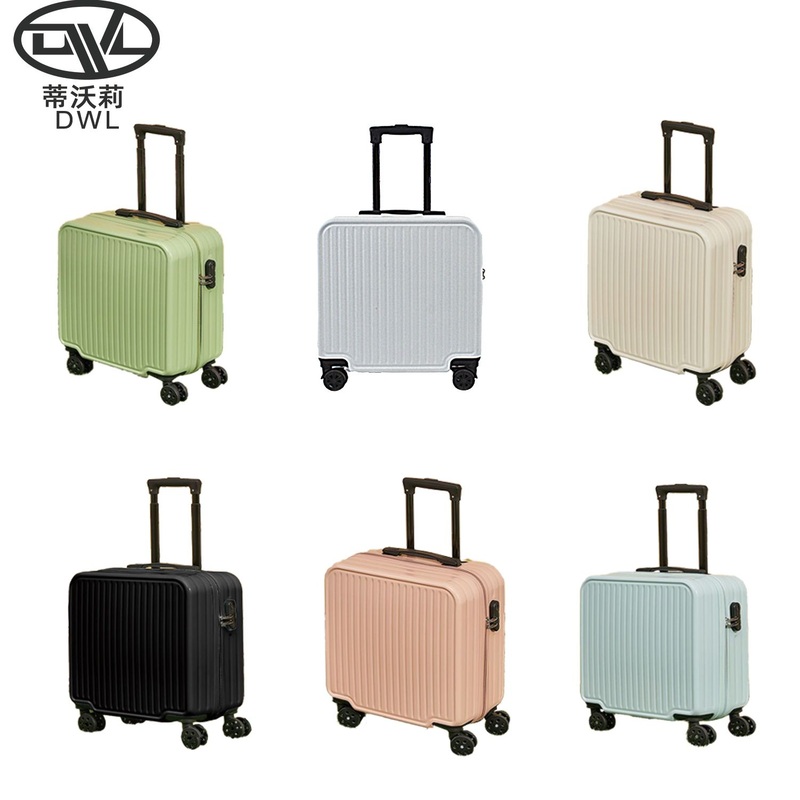 18inch White Underseat Carry-on Rolling Travel Luggage Bag with Wheels – Small Hard Shell Suitcases for Weekender and Customized Printing Trolley Luggage price