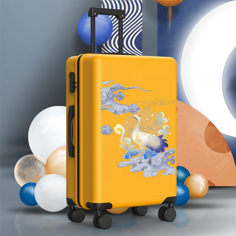 Anti-Collision Trend Yellow Trolley Luggage 20/24/26 Inch – Anti-Collision Trolley Luggage and Trend Yellow Trolley Luggage price