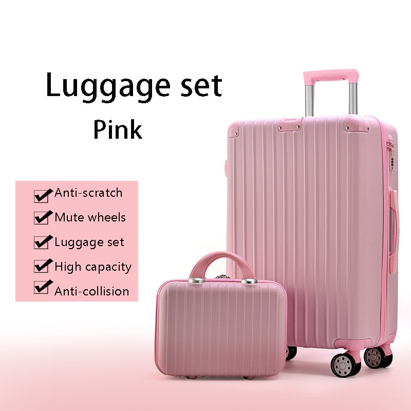 Anti-Scratch Pink ABS Hardshell Luggage for Business Trip and Travelling – Anti-Scratch ABS Luggage and ABS Hardshell Luggage price