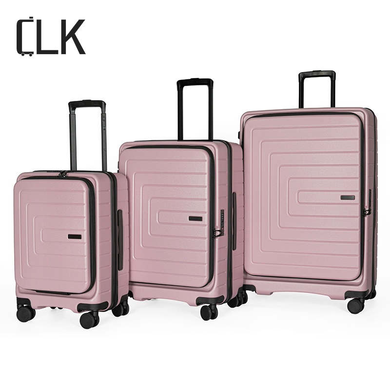 Clk 3 Piece Luggage Set with Hard Shell Design Front Open and Trolley for Travel – Hard Shell Suitcase Set and Suitcase Set price