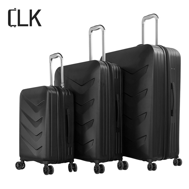 Customized Black Hard Shell Luggage Set Lightweight 3-Piece Unisex – Suitcase and Carry on Luggage price
