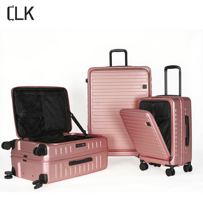 Factory Outlet PC Texture Yellow Carry-on Luggage with Logo Travel Suitcase 3 PCS – Cabin Suitcase and Travel Suitcase price