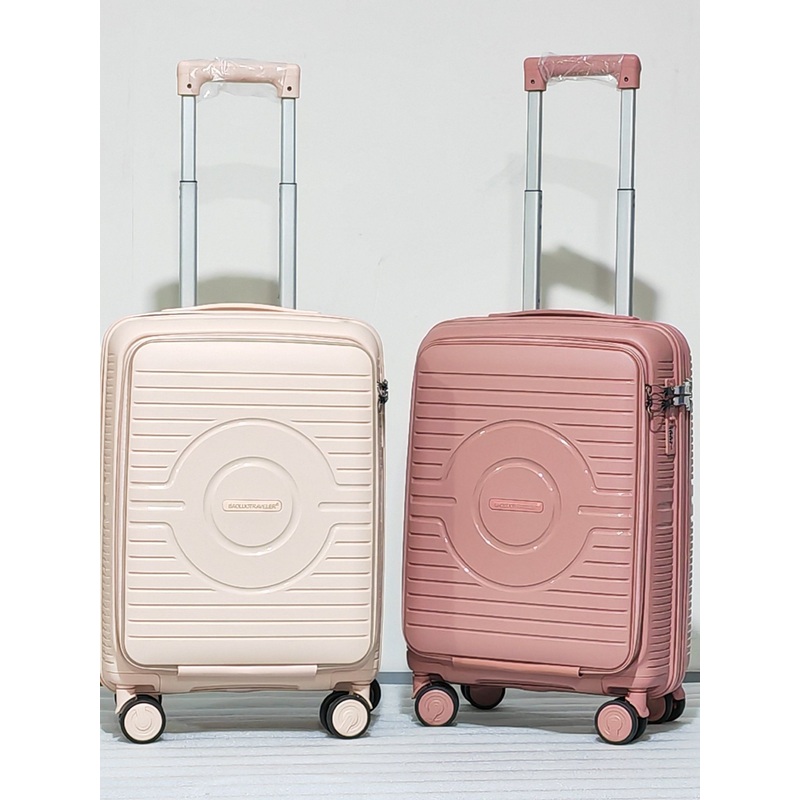 Front Opening PP Lightweight Zipper Luggage Suitcase with Computer Compartment – Expandable Trolley Travel Luggage and Cabin Travel Trolley Suitcase for Business price