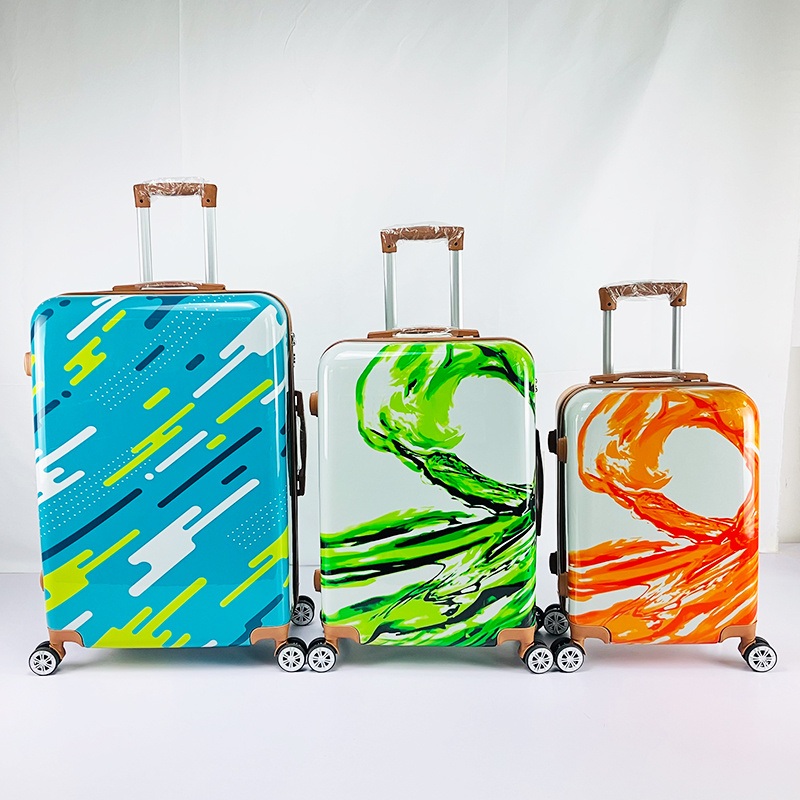 Hot Sale Gradient Color Travelling Luggage Lightweight Unisex Trolley Bags Valise De Voyage Suitcase Sets for Students – Hot Sale Custom Brand Suitcase and Durable Business Trolley Bags Box price