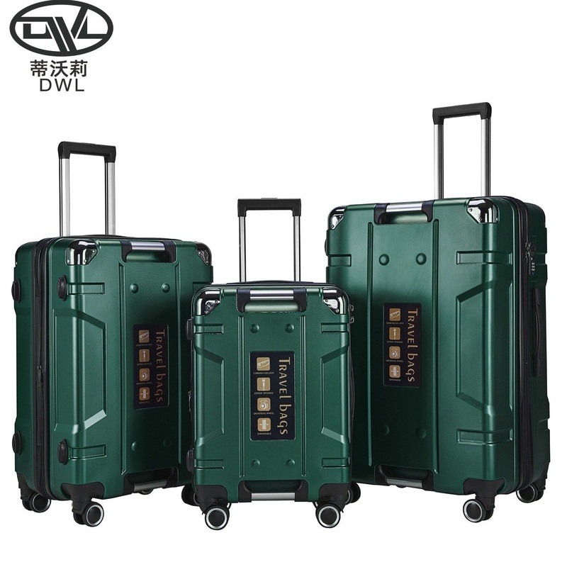 Luggage Factory Double Handles 3-Piece Travel Luggage Set with Detachable Wheels – 3 PCS Travel Cabin Luggage Suitcase and Wholesale Luggage price