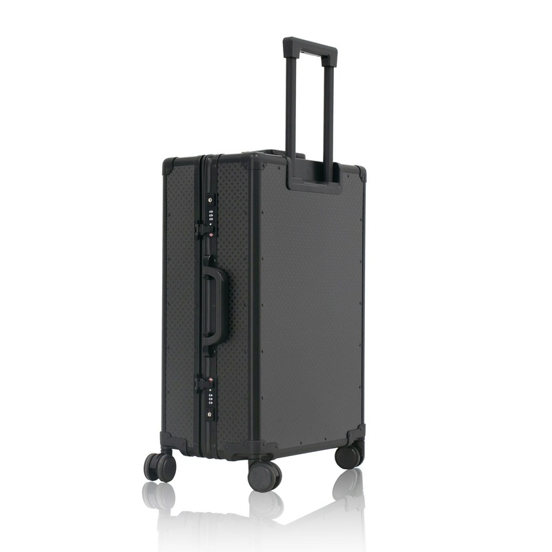 Luxury Traveling Luggage Black Carbon Fiber Hot Sale Rolling Trolley Luggage – Carbon Fiber Luggage and Black Color Luggage price