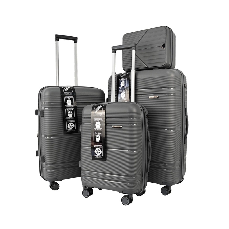 Shock-Absorbing Wear-Resisitant PP Nested Luggage 4PCS Luggage Set with Number Lock – Shock-Absorbing PP Nested Luggage and Wear-Resisitant 4PCS Luggage Set price