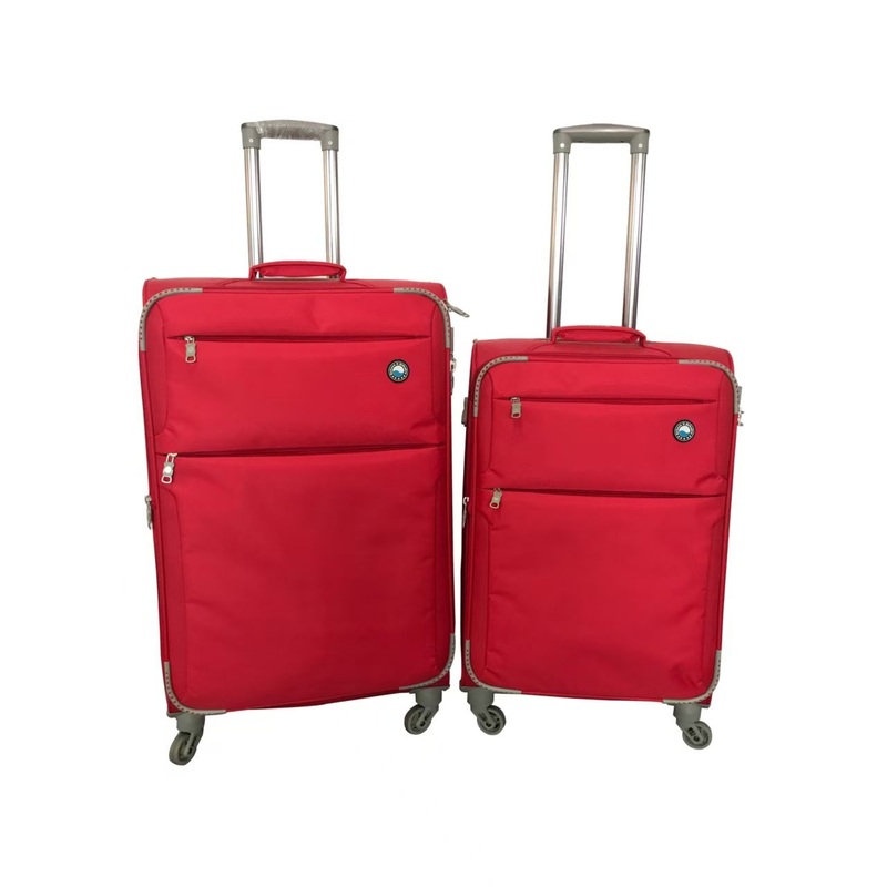 Solid Red Color Simple Designer Boarding Suitcase Travel Trolley Luggage Set – EVA Luggage Set and Polyster Luggage Set price