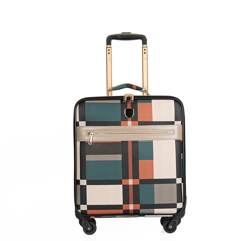 Waterproof Scratchproof Aluminum Tie Rod Trolley Traveling Bag Trolley Set Luggage – PU Bag and Carry on Luggage price