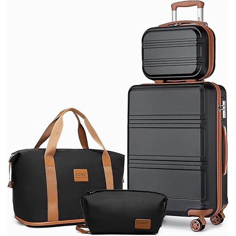 Wholesale Custom Scratch-Resistant Spinner Luggage Set 6PCS ABS Outdoor Travel Suitcase – Luggage Travel Bags Custom Logo and Expandable Suitcase Set price