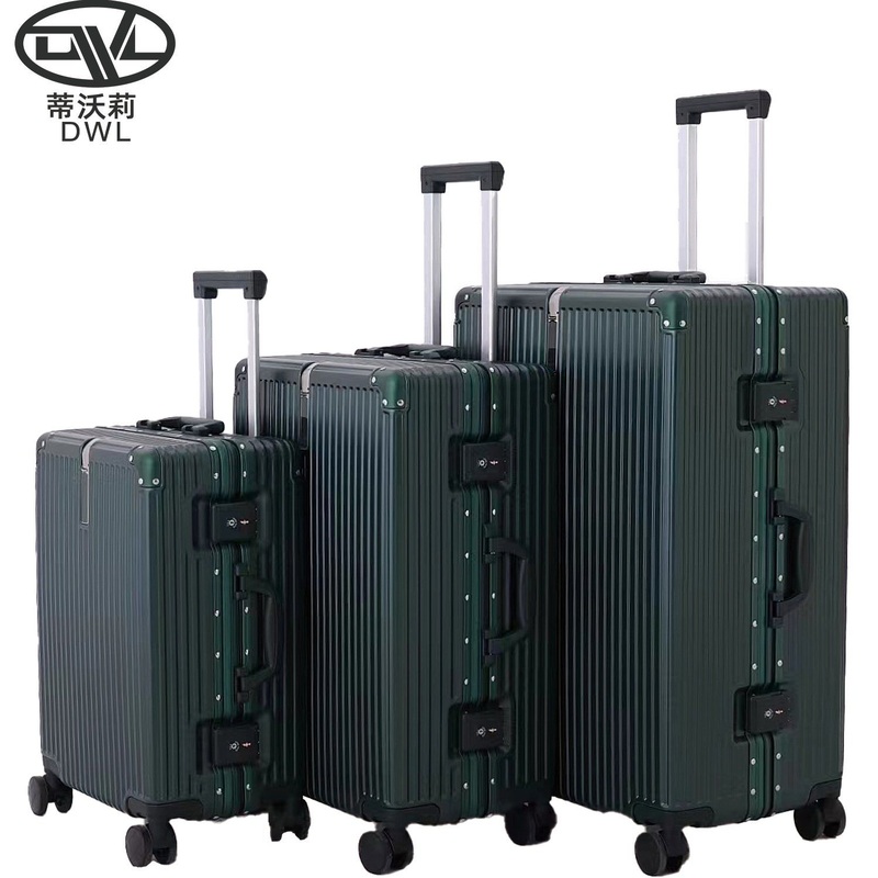 Aluminium Frame Luggage Suitcase Set Metal Trolley Bags 20/24/28 Inch 4 Spinner Wheels Wholesale Factory Customized Logo Luggage Suitcase Set – Aluminum Frame Luggage Set and Wholesale Factory Price Luggage price