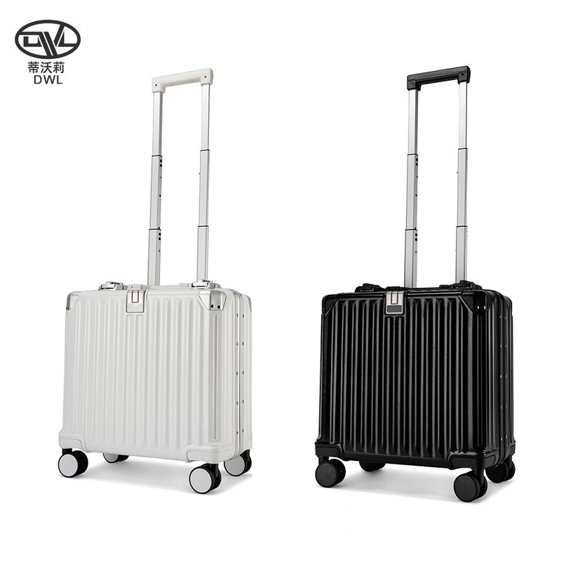 Aluminum Frame 18 Cabin Luggage Built-in Tsa Lock Hardside PC Travel Suitcase – PC Suitcase and Shiny PC Suitcase price