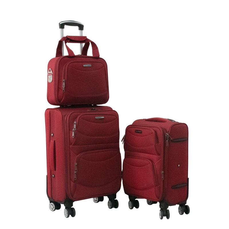 China Manufactory with Colorful Red Soft Polyester Trolley Luggage 14/18/20inch – China EVA Trolley Luggage and Polyester Trolley Luggage price