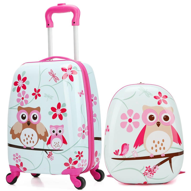 Custom Mini Cartoon ABS Caddy Travel School Carry on Printed Cute Children Kids Luggage Suitcase for Girl – Kids Suitcase and Suitcase for Girl price