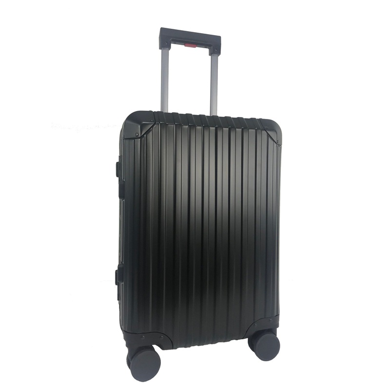 Full Aluminum Made Black Cabin Luggage Carry-on Travelling Trolley Suitcase – 100% Aluminum Luggage and Full Aluminum Luggage price