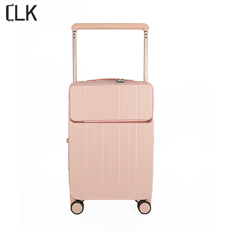High Quality ABS+PC Luggage Front Opening Luggage with Cup Holder and USB Charger Carry on Luggage – Luggage Set and Suitcase Set price