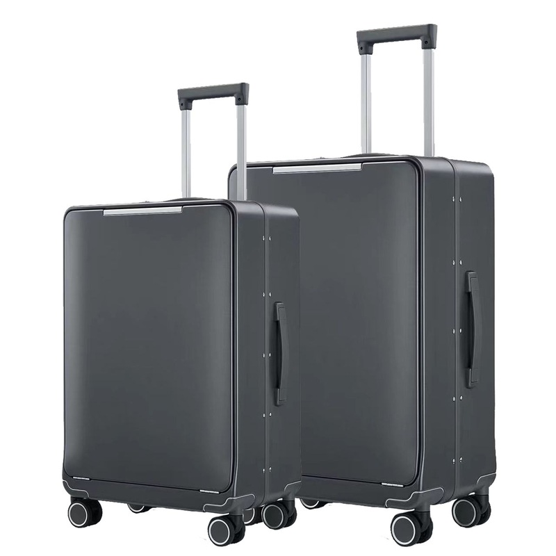High Quality Aluminum Frame Rolling Suitcase Underseat Luggage with Silent Spinner Wheels – Aluminum Alloy Frame Suitcase and Carry-on Trolley Luggage price