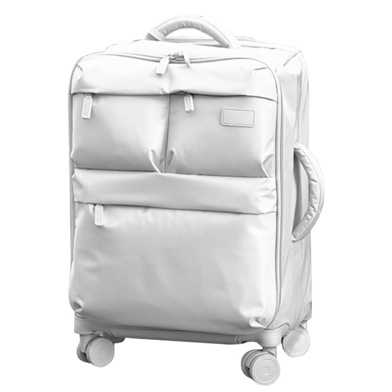 Soft Side Suitcase Fabric Carry-on Zipper Travel Luggage – Luxury Luggage and Trunk price