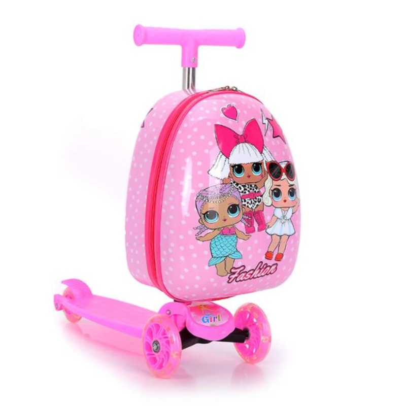2022 New 16-Inch Cartoon Cute Skateboard Childrens Trolley Suitcase Creative Luggage – Luggage and Childrens Trolley Suitcase price