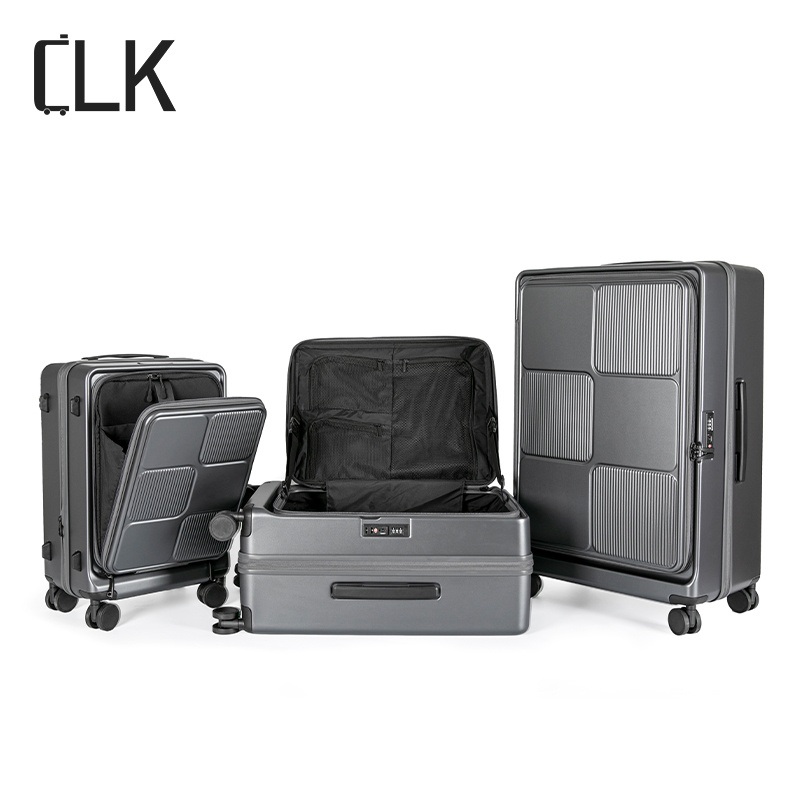 Clk 3 Piece Hard Shell Suitcase Luggage Set with 360 Degree Spinner Wheels Front Open Design – Hard Shell Suitcase Set and Suitcase Set price
