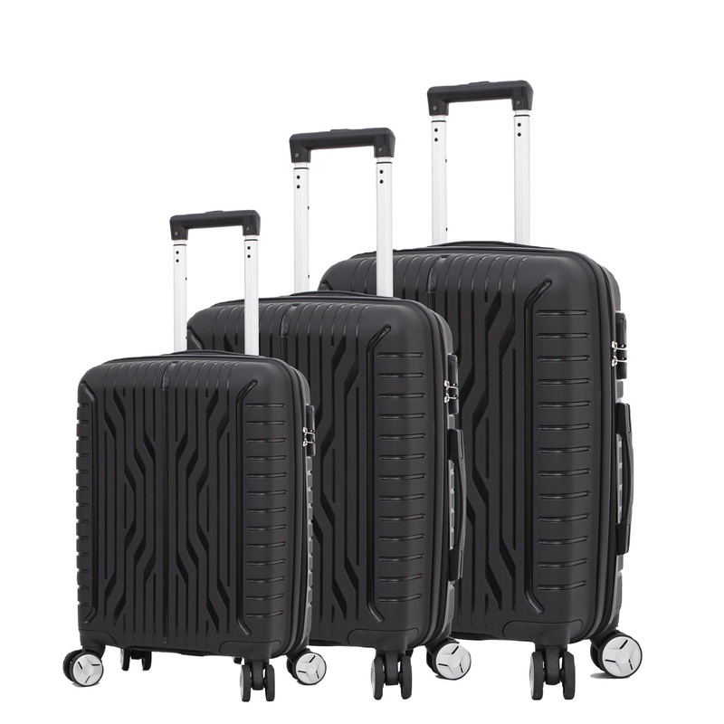 Economy Cheap Price Good Quality Black Polypropylene Luggage Set for Travel – Trolley Bag and Luggage Set price