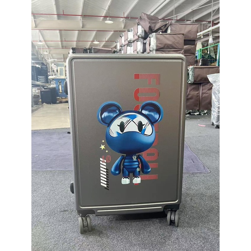 Factory OEM Checked PC Hot Sale Pure PC Printing Trolley Luggage Travel Suitacase for Boardig Travelling Custom Logo Dz1 – Suitcases Set and Luggages Set price