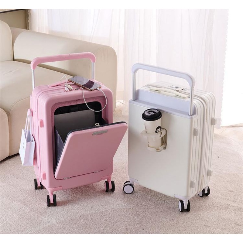 High Aesthetic Value Wide Pull Rod PC and ABS Material Luggage 20 Inch Business Travel Suitcase – Suitcase and Travel Suitcase price