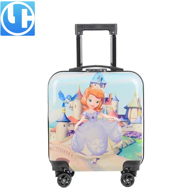 Kids Luggage Custom Print Children ABS PC Luggage with Wheels Trolley Case – Kids Luggage with Spinner Wheels and School Kids Travel Luggage price