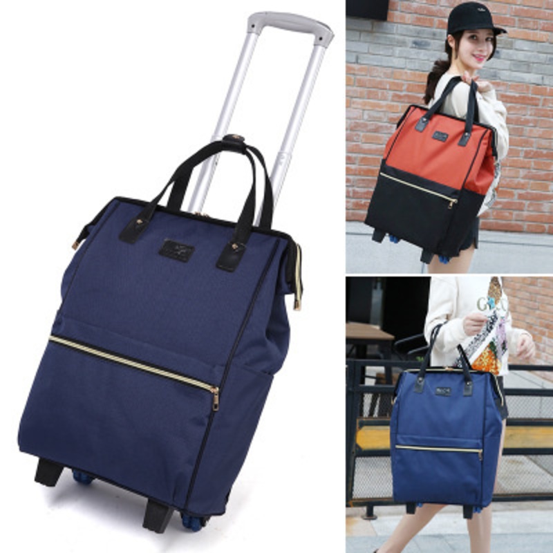 New Fashion Trolley Luggage Rolling Suitcase Brand Casual Thickening Rolling Case Travel Bag on Wheels Luggage Suitcase – Trolley Bag and Luggage Bag price