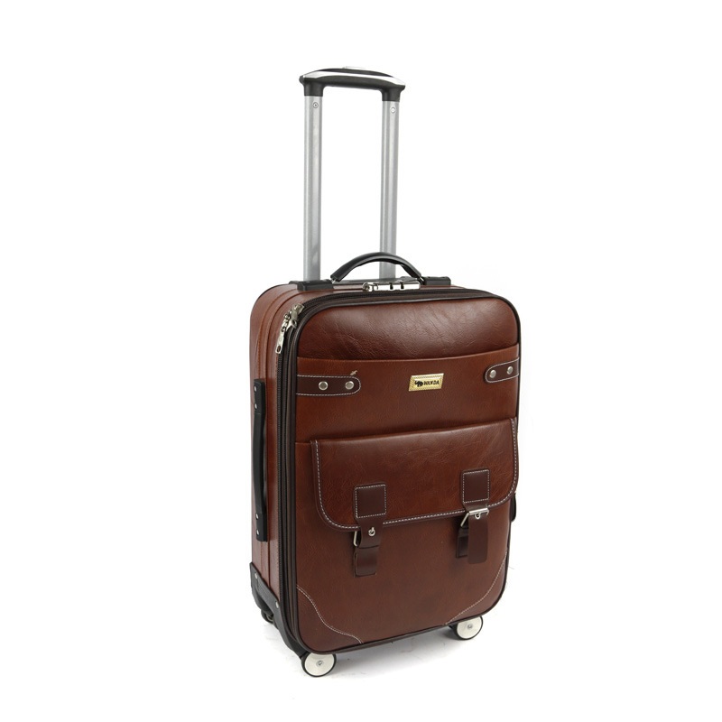 OEM High Quality Fashion PU Wheeled Trolley Luggage Travelling Rolling Suitcase Case Bag Trunk Case Set – Luggage and Trolley Luggage price