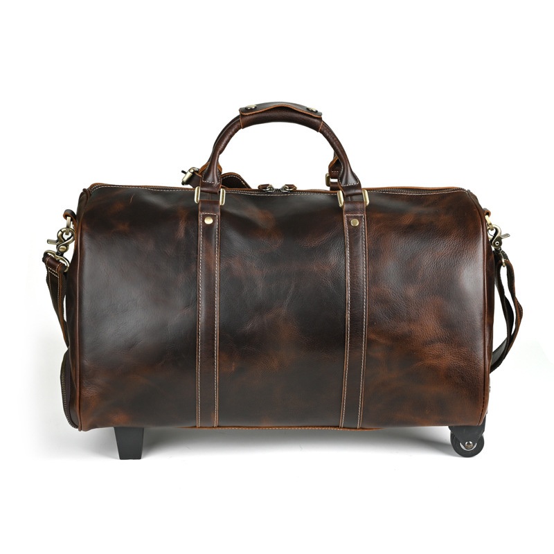 Travel Bags Luggage Business Wheeled Trolley Rod Travel Bag Travel Luggage Bag – Leather PU Best Designer Travel Bags Luggage and Travel Bags Luggage price