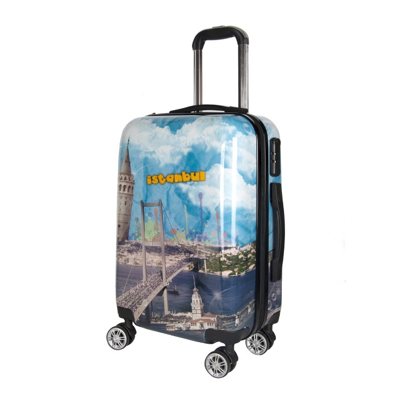 Unisex Custom Cartoon Travel Suitcase Hardside Portable Luggage Spinner Wheel – Hot Selling PC Printing Suitcase and Classical Luggage price