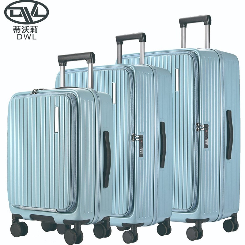 Wholesale PC 3PCS Front Opening Laptop Travel Luggage Set Phone Holder – Front Open Luggage Set and 2024 New Design Luggage Set price