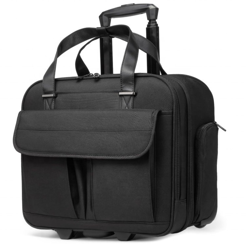 17.3 Inch Laptop Bag with Wheels Rolling Briefcase Work Computer Bag Carry on Luggage Travel Business-Black for Women Men – 17.3 Inch Bags and Laptop Bag price