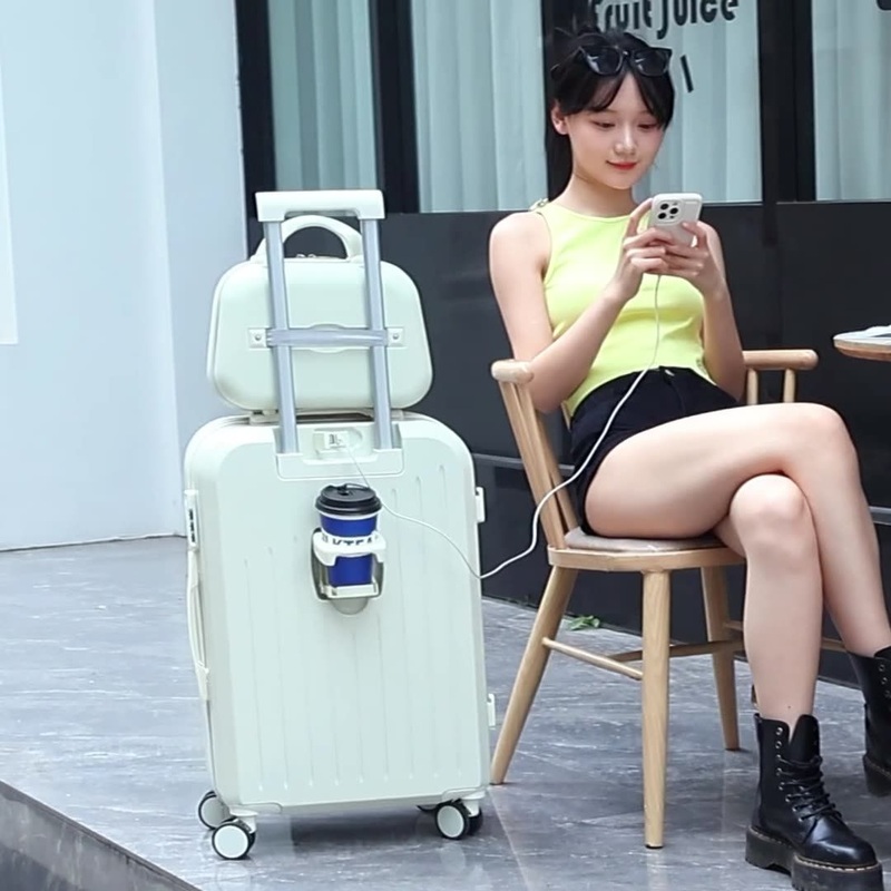 4 Piece Candy Color Girl Custom Travel Suitcase Luggage Set – Trolley Bags and Trolley Case price