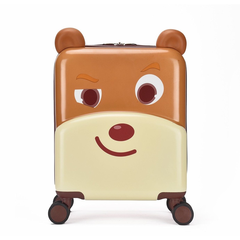 Bear Design Children 18 Inch Luggage ABS+PC Hot Sell Kid Travel Suitcase – ABS+PC Trolley Luggage and Children Usage Suitcase price