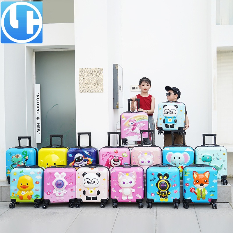 Childrens Trolley Case New Model Girl Childrens Suitcase with Cartoon Designs – Cartoon Pig Suitcase and New Model Girl Childrens Suitcase price