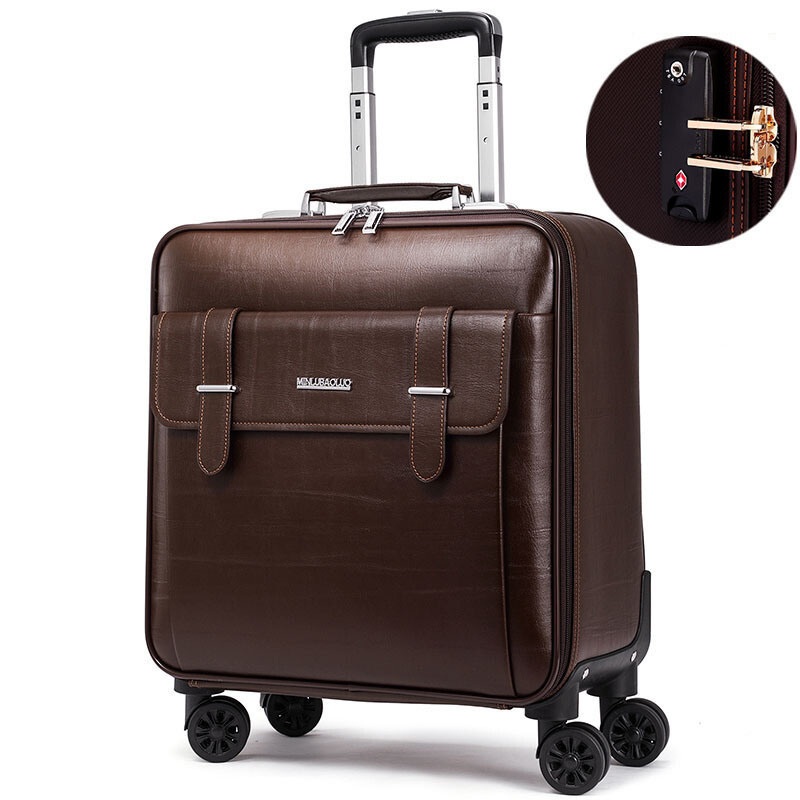 Fashion PVC Wheeled Trolley Luggage Business Traveling Boarding Suitcase Bag Case (CY6928) – Trolley Bag and Travel Bag price