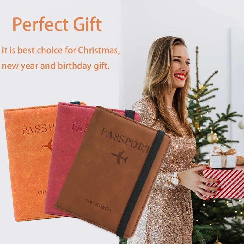 Fast Delivery Leather Passport Holder Cover Travel RFID Passport Holder with Elastic Band – Hand Bag and Shoulder Bag price