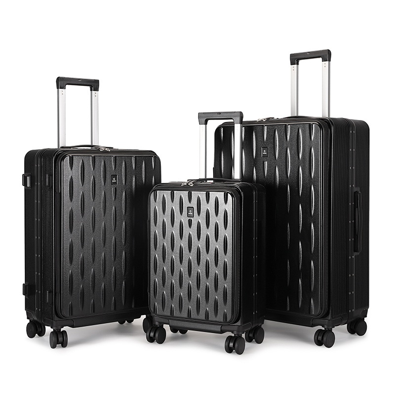 Reisekoffer 20 24 28 3PCS Front Open Luxury PC Luggage Trolley Bags Set – Front Open Luggage and PC Luggage price