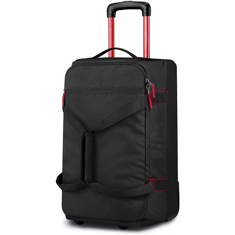 Rolling Duffle Bag with Wheels, 50L Travel Carry on Wheeled Duffel Luggage with Rollers – Trolley Backpack and Bolso price