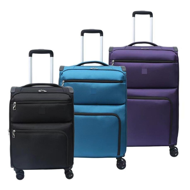 Three Colors Softside Luggage Set with Trolley for Man and Woman – Suitcase and Softside Luggage price