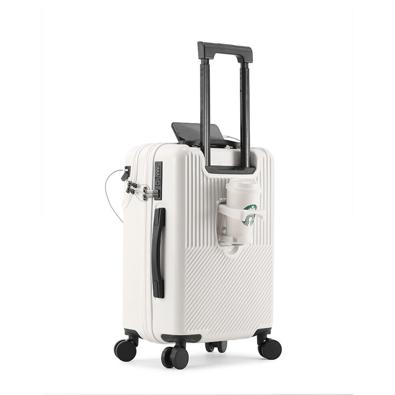 20-Inch Suitcase with Front Opening Boarding Luggage Case Multifunctional Suitcase Universal Wheel – Suitcase and ABS Suitcase price