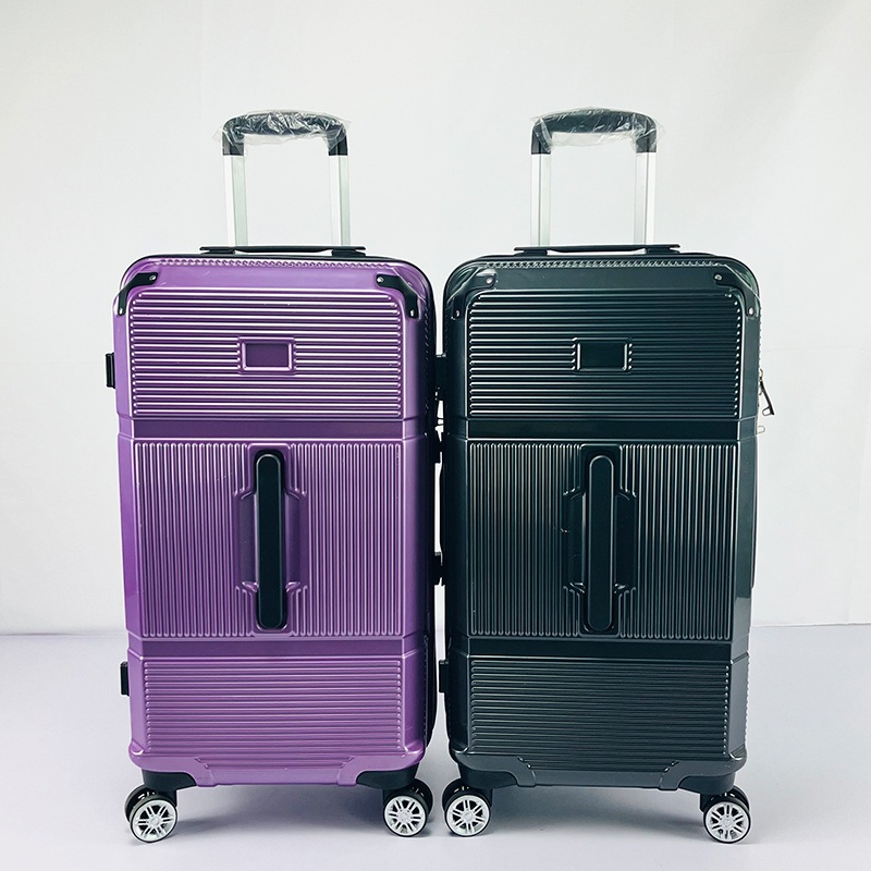 ABS PC Three Soft Handles Scratch Resistant Hard Shell Luggage Set with 4 Wheel Spinner Design – Travel Zipper Suitcase and Trolly Luggage price