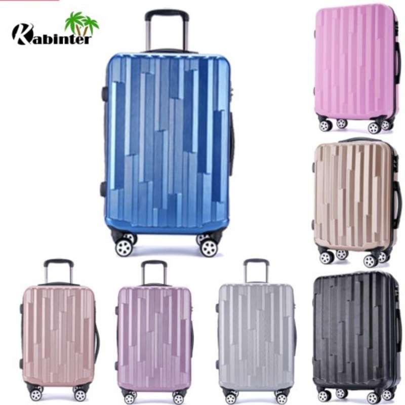 China Manufactory Trolley Luggage ABS+PC Luggage Bag Travel Suitcase Customized Logo Welcomed – PC+ABS Luggage and Luggage Bag price