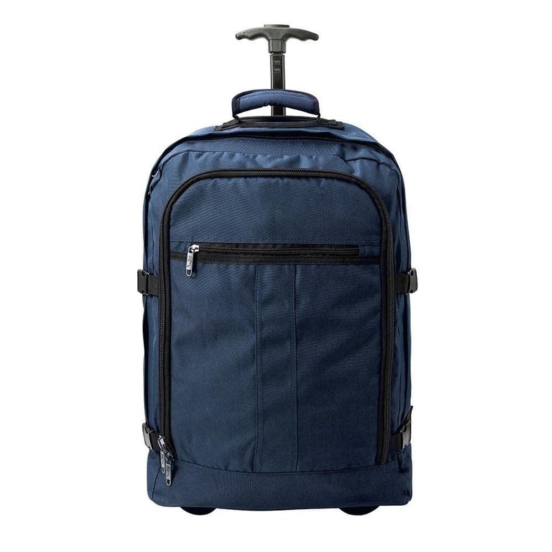 Custom Unisex Trolley Travel Backpack Large Laptop Bag with Wheels Rolling Suitcase – Trolley Backpack and Rolling Suitcase price