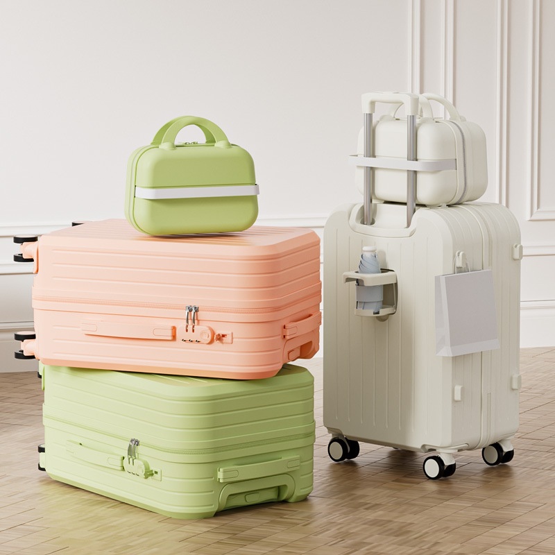 Customizable Trolley Luggage Suitcase and Cosmetic Set for Travel – Customizable Travel Set and Trolley Luggage Set price