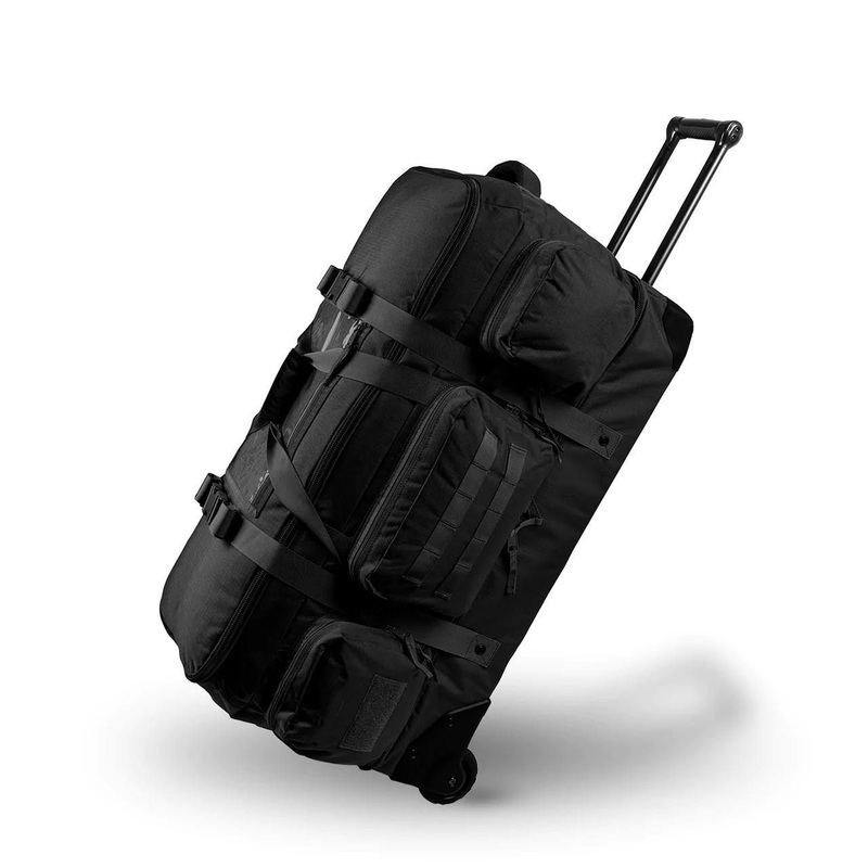 Customized Design Rolling Trolley Luggage Bag Tactical Duffle Bag Sports Gym Duffle Travel Bag with Wheels – Trolley Sport Bag and Roller Gear Bag price