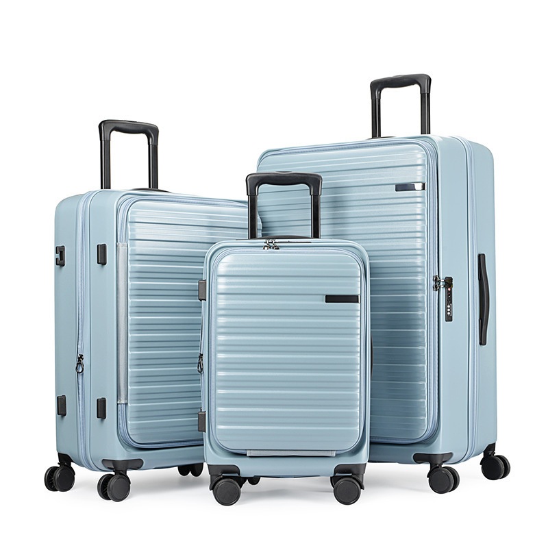 Durable Trolley Luggage Front Opensuitcase with Locking Spinner – Lightweight Suitcase and Suitcase price